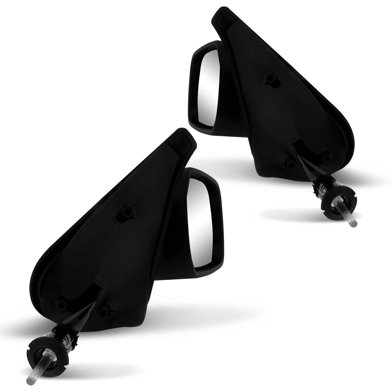 Encontraproduto.com.br - Retrovisor Uno Fire 2001 2002 2003 2004 2005 com Controle 4 Portas Preto