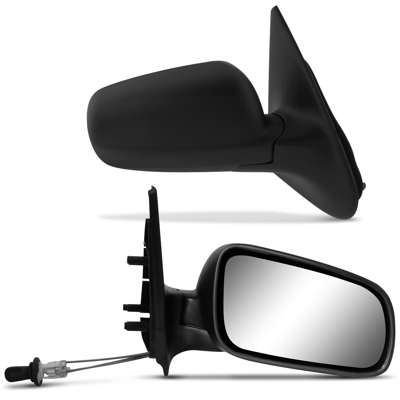 Encontraproduto.com.br - Retrovisor Gol Parati Saveiro G3 00 a 05 Gol Parati G4 06 a 13 Saveiro 06 a 10 com Controle 4 Portas