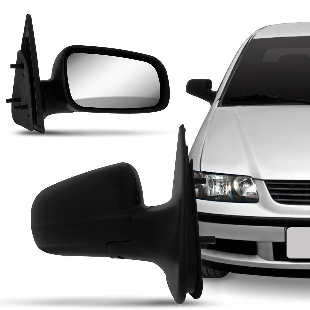 Retrovisor Gol Saveiro Parati G3 2000 2001 2002 2003 2004 2005 G4 2006 2007 2008 4 Portas