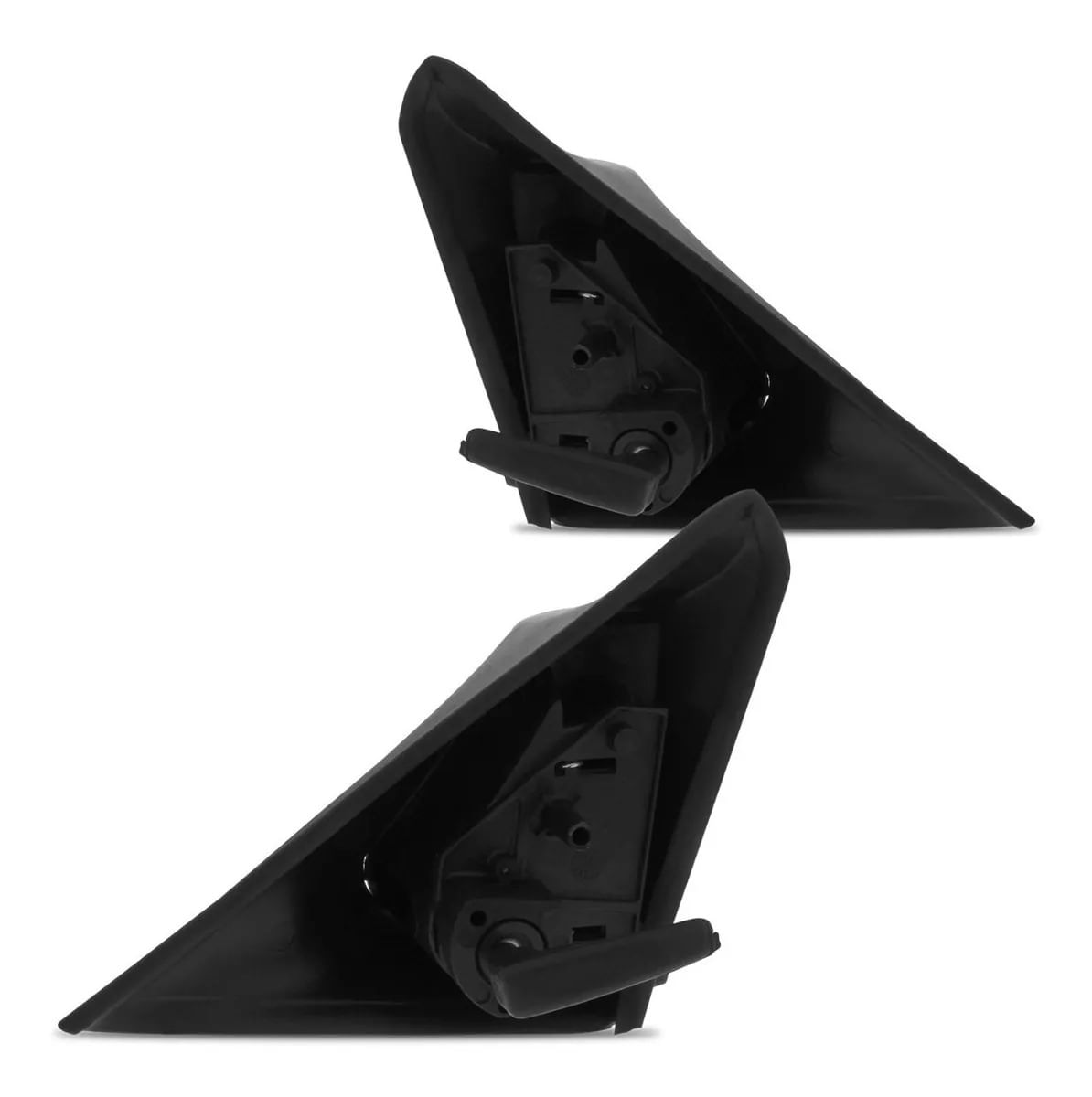 Encontraproduto.com.br - Retrovisor Monza 1994 1995 1996 Preto com Controle e Espelho