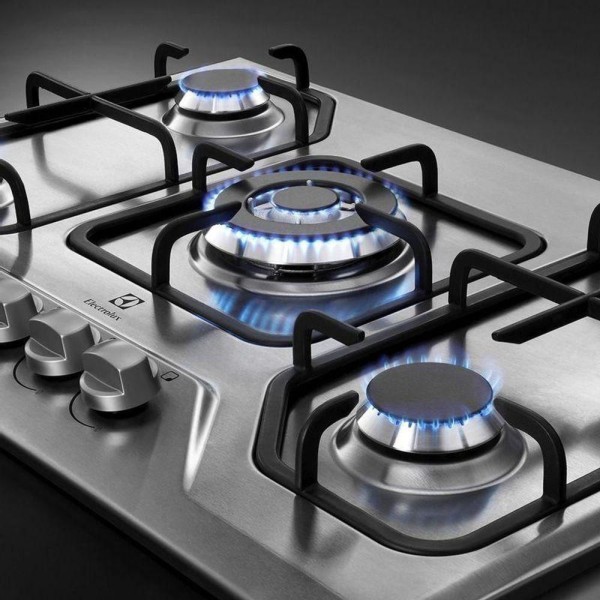 Encontraproduto.com.br - Cooktop 5 Bocas Electrolux A Gás (gt75x) Bivolt - Bivolt Bivolt