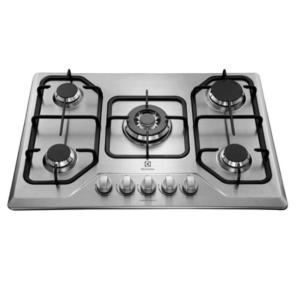 Encontraproduto.com.br - Cooktop 5 Bocas Electrolux A Gás (gt75x) Bivolt - Bivolt Bivolt