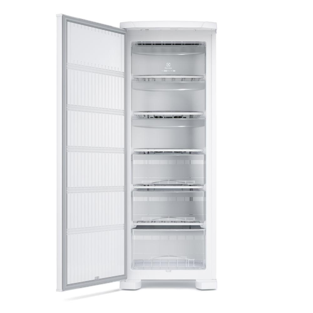 Encontraproduto.com.br - Freezer Vertical Electrolux 197 Litros Cycle Defrost Uma Porta Branco FE23 – 127 Volts