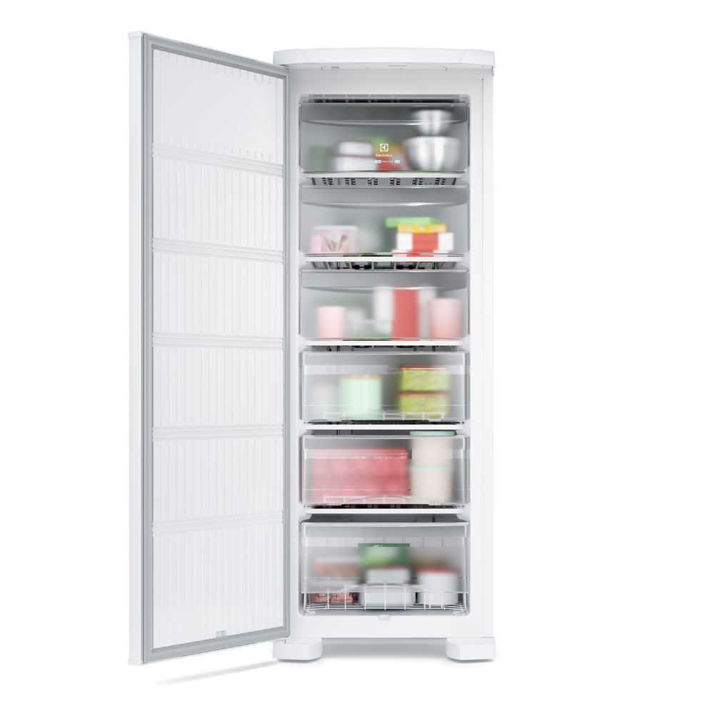 Encontraproduto.com.br - Freezer Vertical Electrolux 197 Litros Cycle Defrost Uma Porta Branco FE23 – 127 Volts