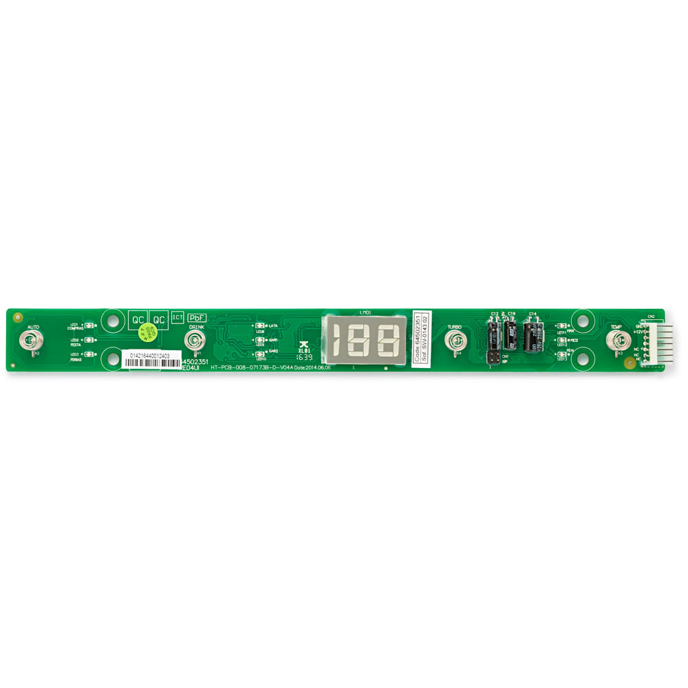 Electrolux 41024108 Placa Interface Refrigerador Df50 Dfn50 Df50x Bivolt