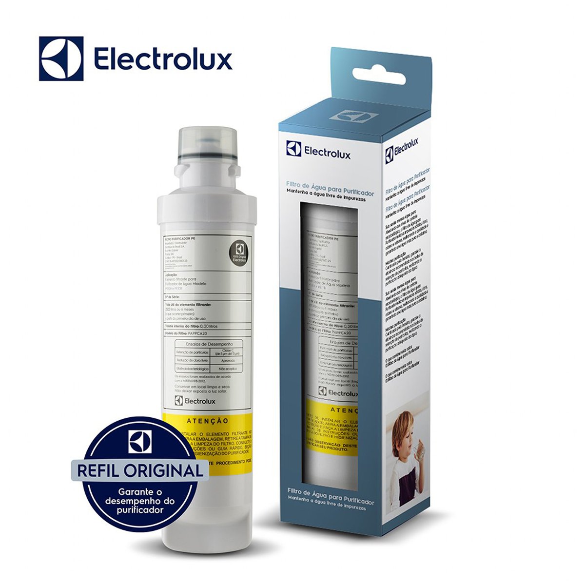 Encontraproduto.com.br - Filtro Refil Original de Água para Purificador Electrolux PE11