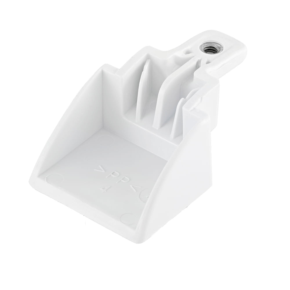 Encontraproduto.com.br - Suporte Inferior Puxador Branco Refrigerador Electrolux - DF42 DFW52