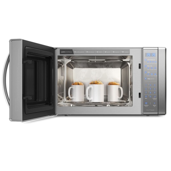 Encontraproduto.com.br - Micro-ondas Electrolux 31L Prata ME41X