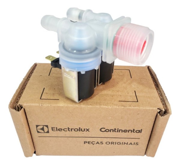 Válvula de Água Dupla para Lavadora Electrolux - 220 Volts