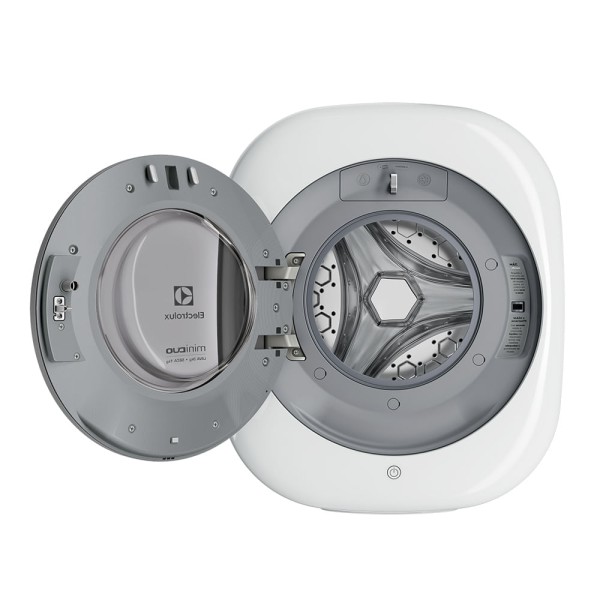 Encontraproduto.com.br - Mini Lava e Seca Electrolux 3kg Branca Compacta de Parede com Água Quente (LSE03)