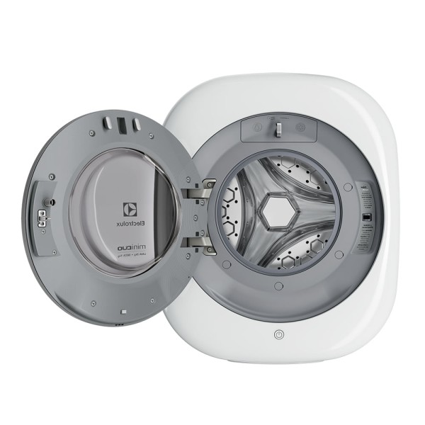Encontraproduto.com.br - Mini Lava e Seca Electrolux 3kg Branca Compacta de Parede com Água Quente (LSE03)