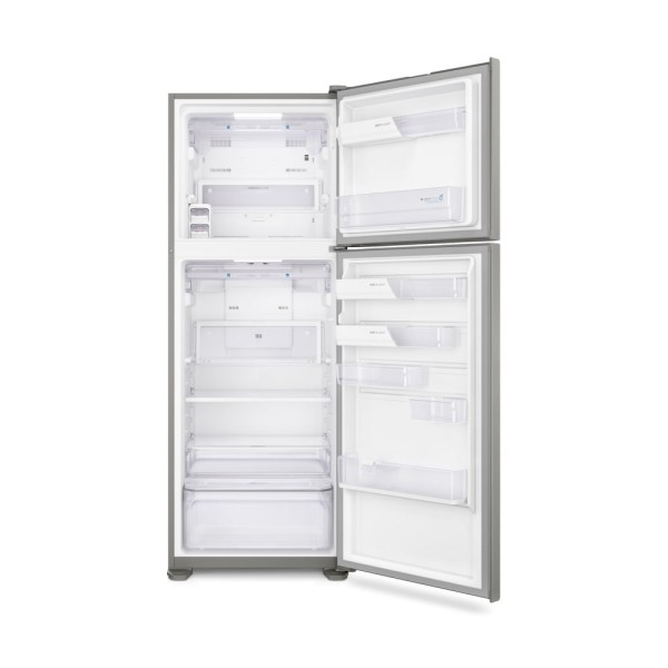 Encontraproduto.com.br - Refrigerador Electrolux 474 Litros Top Freezer DF56S Platinum - 127 Volts
