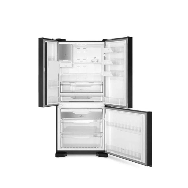 Encontraproduto.com.br - Geladeira Frost Free Electrolux 538 Litros 3 portas Inverse Preta com Água na Porta DM86V