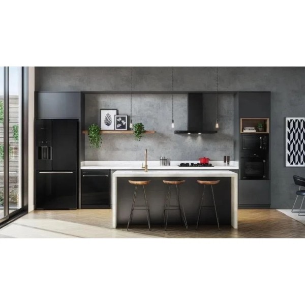 Encontraproduto.com.br - Geladeira Frost Free Electrolux 538 Litros 3 portas Inverse Preta com Água na Porta DM86V