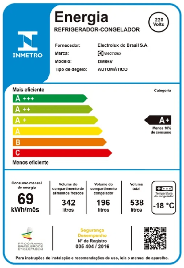 Encontraproduto.com.br - Geladeira Frost Free Electrolux 538 Litros 3 portas Inverse Preta com Água na Porta DM86V