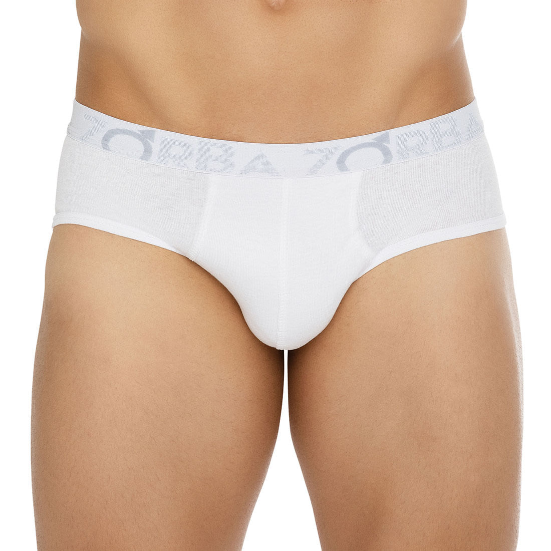 Encontraproduto.com.br - Kit 6 Cuecas Zorba Slip Stylo Algodão 643 Branco - GG GG Branco