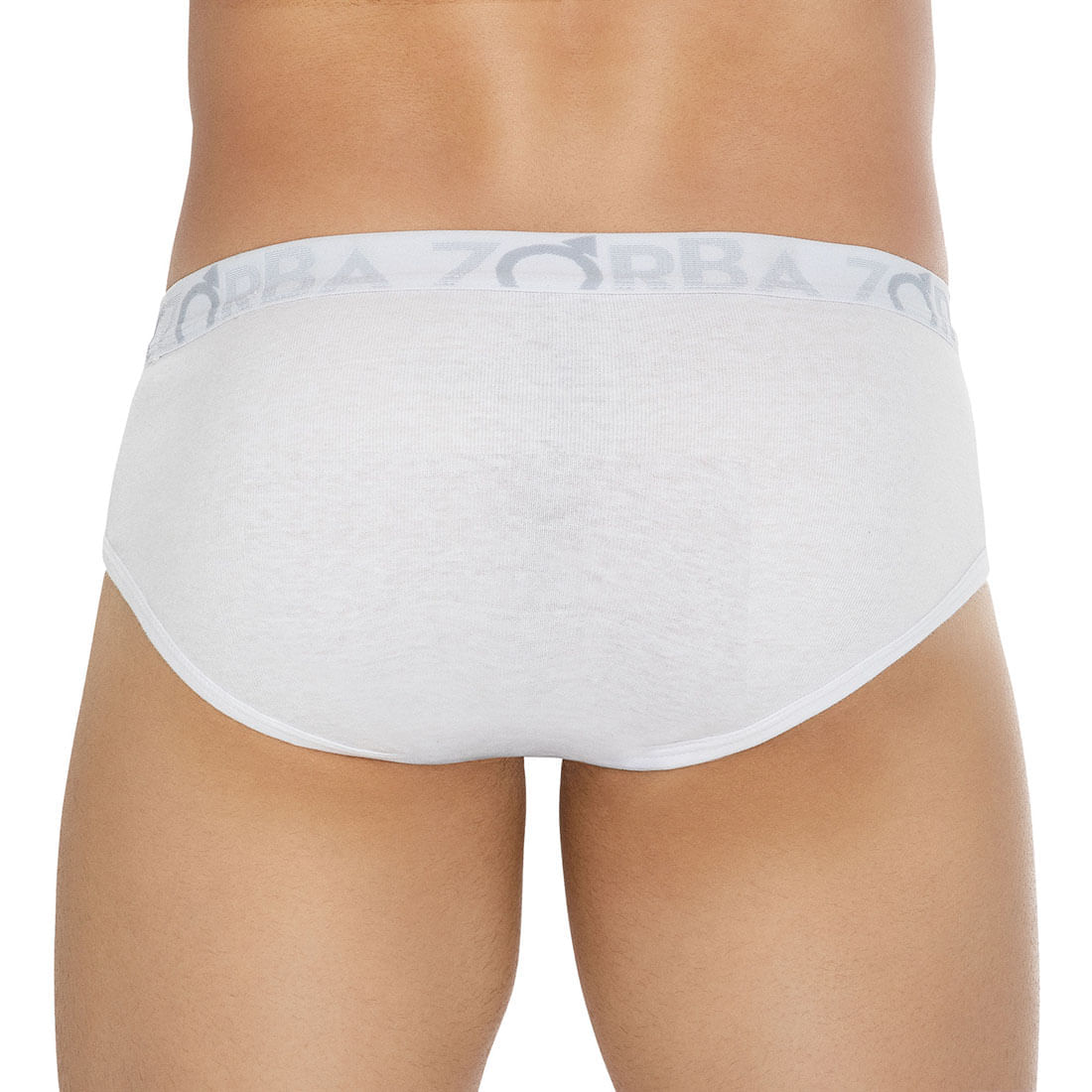 Encontraproduto.com.br - Kit 6 Cuecas Zorba Slip Stylo Algodão 643 Branco - GG GG Branco