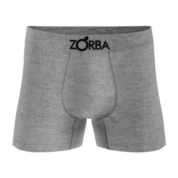 Encontraproduto.com.br - Cueca Boxer Zorba Algodão Sem Costura P Mescla