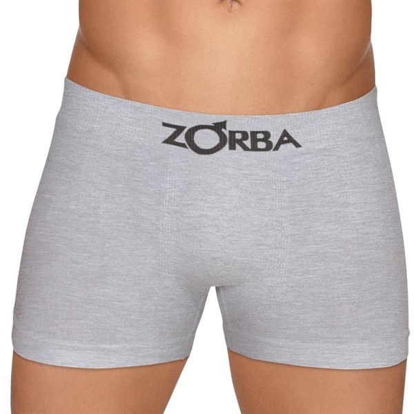 Encontraproduto.com.br - Cueca Boxer Zorba Algodão Sem Costura P Mescla