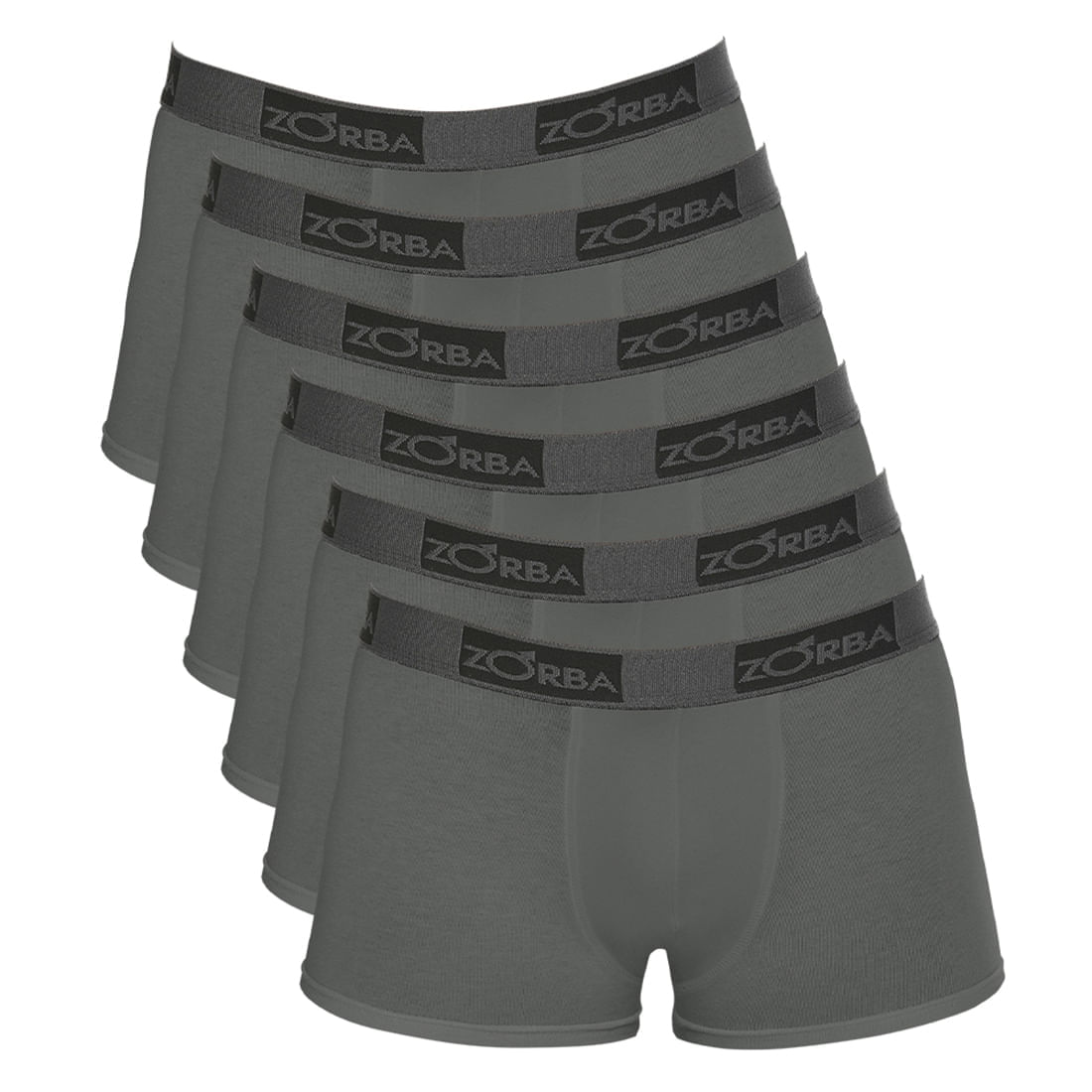 Encontraproduto.com.br - Kit com 06 Cuecas Boxer Zorba Plus 717