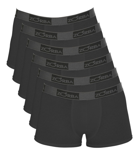 Encontraproduto.com.br - Kit com 06 Cuecas Boxer Zorba Plus 717