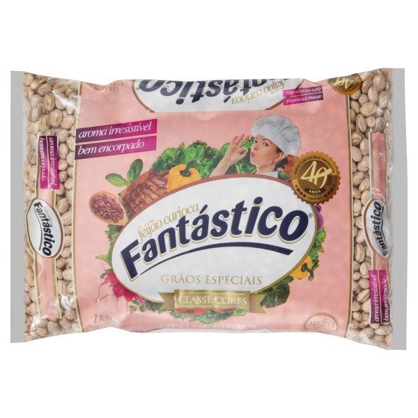 Feijão Carioca tipo 1 Fantástico 1kg