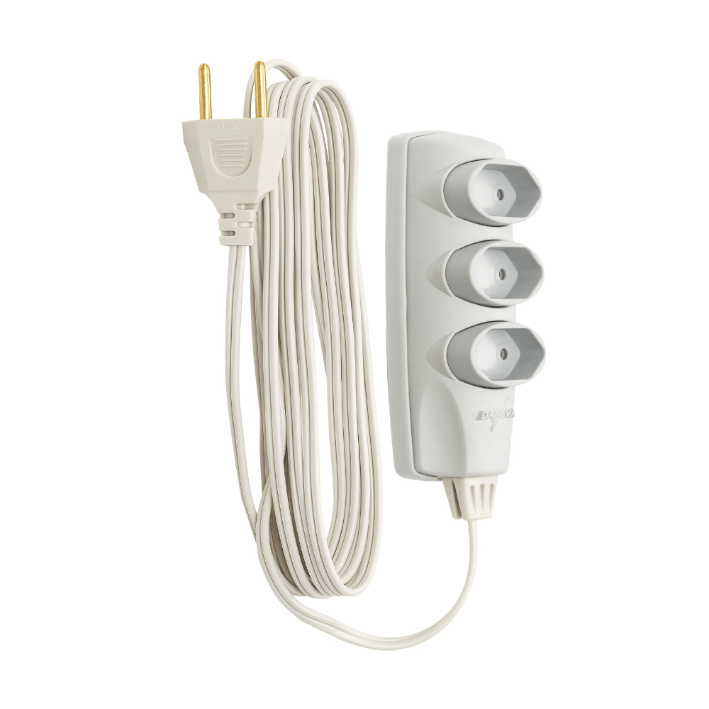 Extensao Shoc 75mm 10a 10mt Branca Legrand
