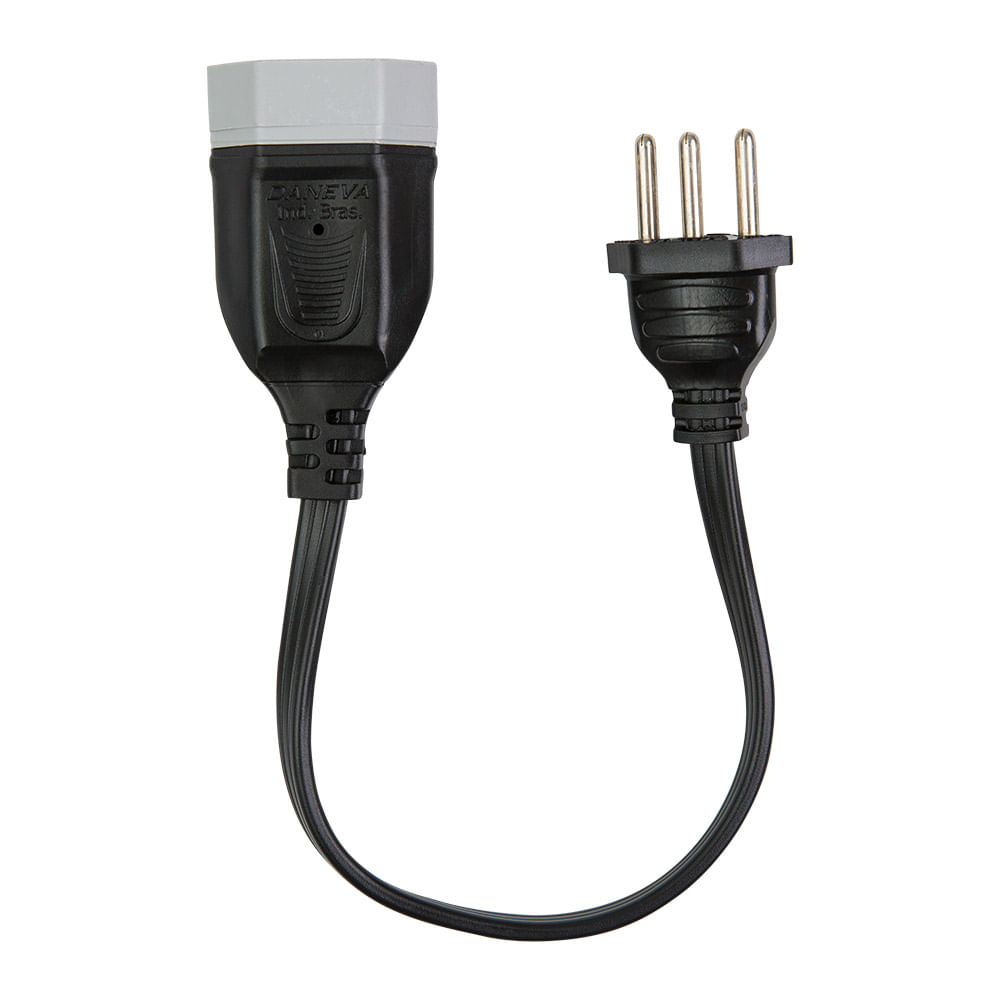 Mini Cordão Prolongador 2p+T 10a 15cm Legrand