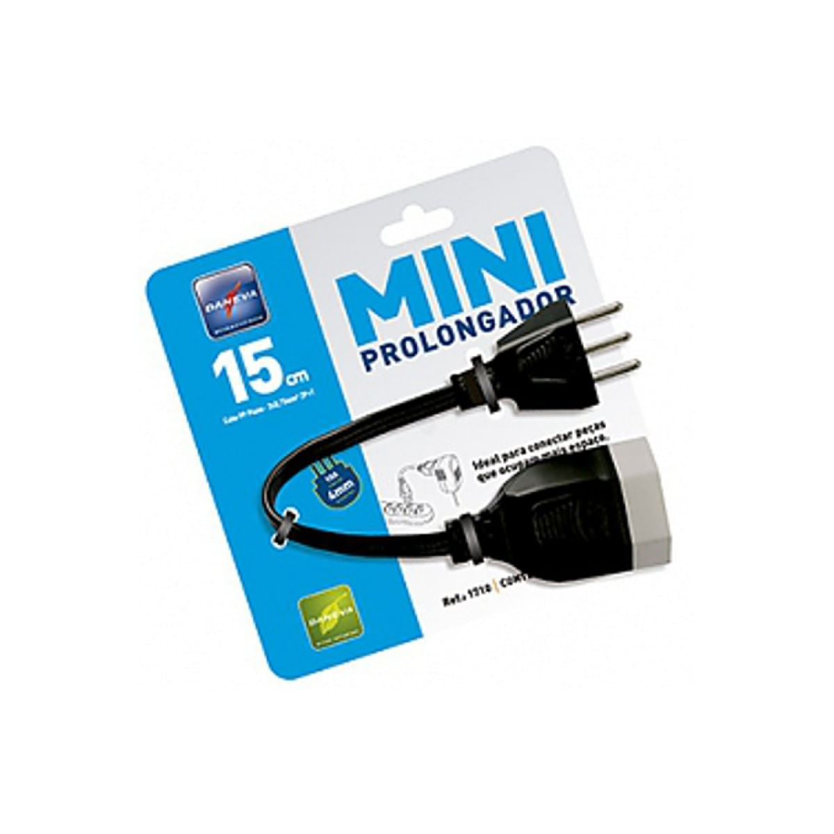 Encontraproduto.com.br - Mini Cordão Prolongador 2p+T 10a 15cm Legrand