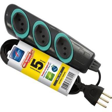 Extensão No Shock Pp 3x0.75mm 5m 1715  Grafite