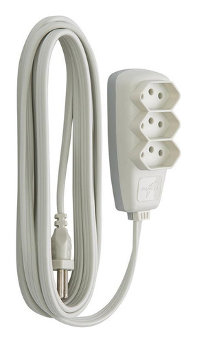 Encontraproduto.com.br - Extensão Sort Cabo PP Plano 3x0,75 2P+T 10A 3m Branco Pial-98