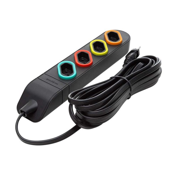 Encontraproduto.com.br - Extensão Tomada 1.3m 10a Bivolt 3 X 0.75mm Legrand Daneva Cor Preto