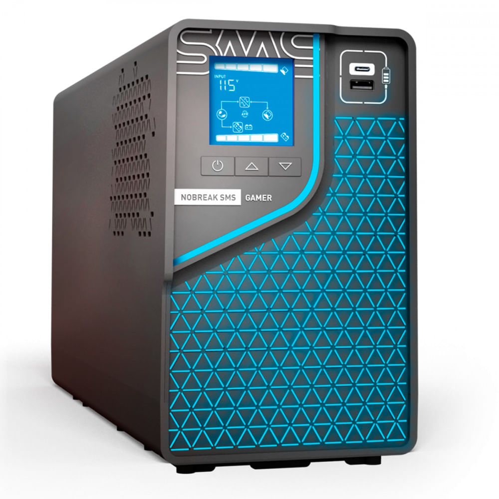 Nobreak Sms Gamer 2000va/1400w Senoidal Interativo