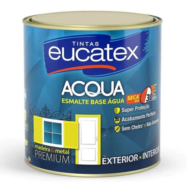 Encontraproduto.com.br - Tinta Esmalte Eucatex ACQUA Base Água Brilhante 3,6L