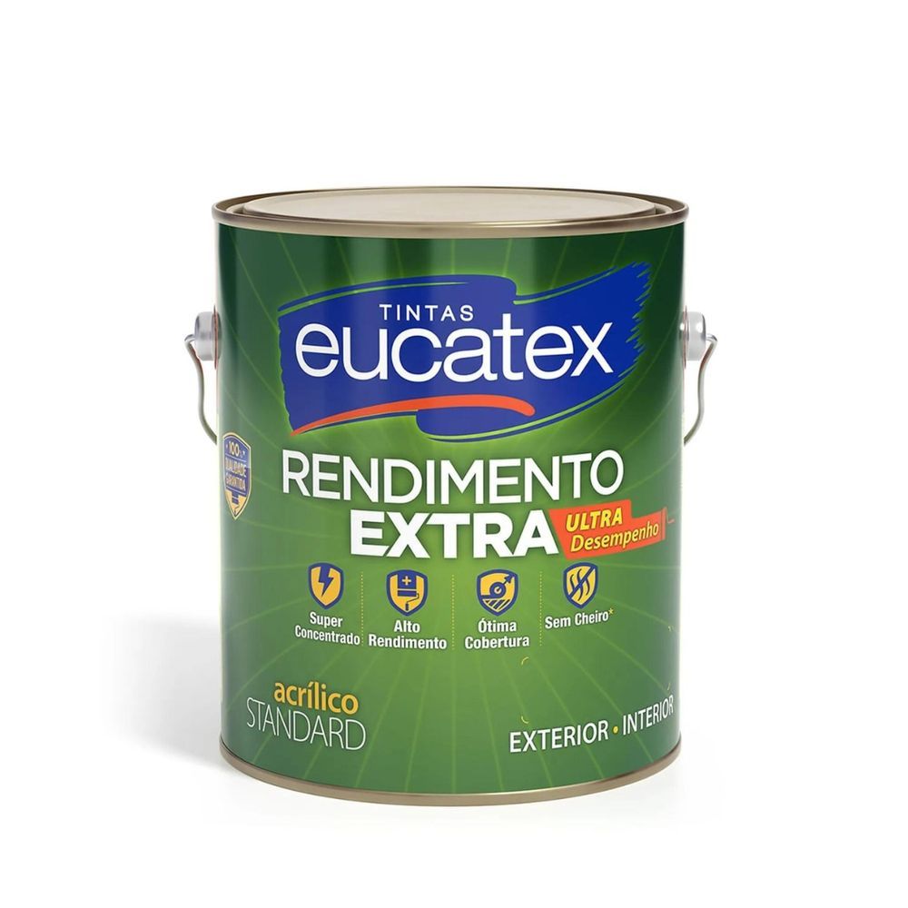 Encontraproduto.com.br - Tinta Acrílica Fosco Eucatex Rendimento Extra 3,6 L