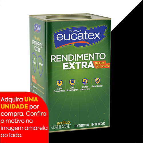 Encontraproduto.com.br - Tinta Acrílica Fosco Eucatex Rendimento Extra 18 L