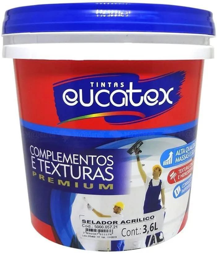 Encontraproduto.com.br - Selador Acrílico Eucatex Complementos Balde 3,6 L