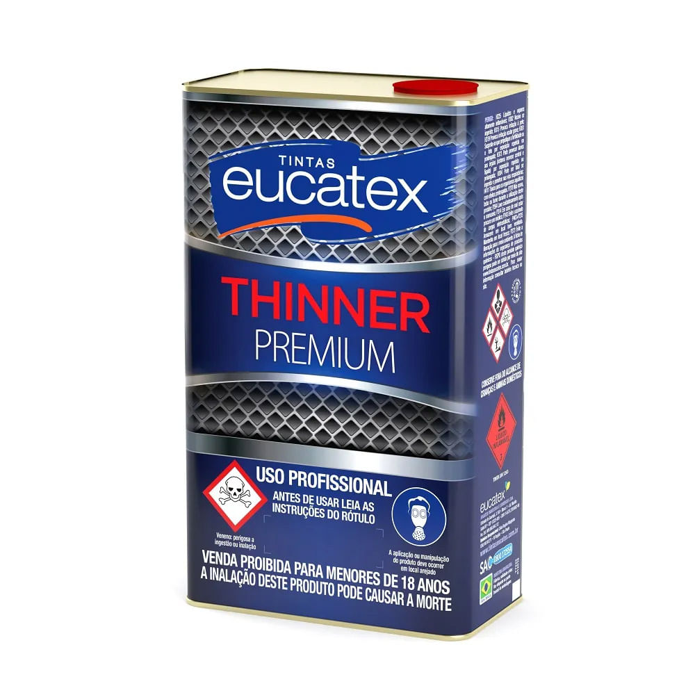 Thinner 9116 Diluição de Esmaltes e Primers Eucatex 5 L