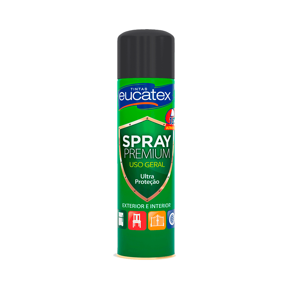 Spray Multiuso Premium Brilhante Eucatex 400 ml