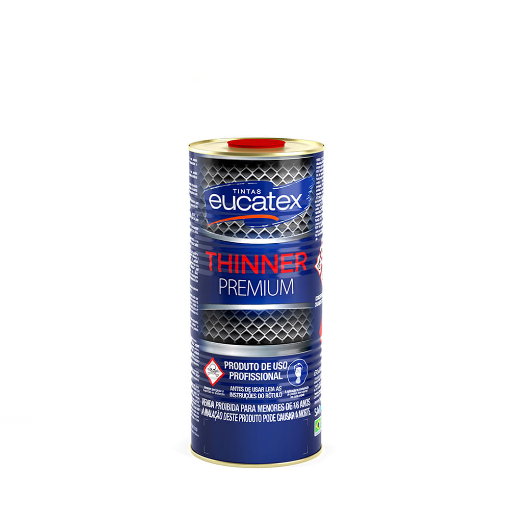 Encontraproduto.com.br - Thinner 9116 Diluição De Esmaltes E Primers Eucatex Lata 0,9 L
