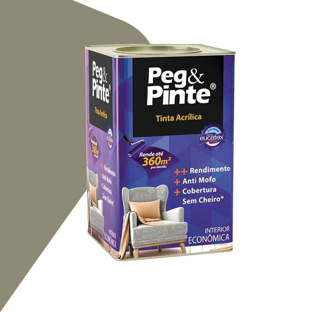 Encontraproduto.com.br - Eucatex Latex Acrílico Peg Pint Branco 18litros