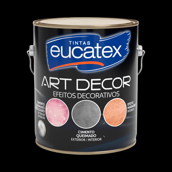 Encontraproduto.com.br - Massa Efeito Cimento Queimado Perolizado Fosco Eucatex Art Decor 3,7 Kg