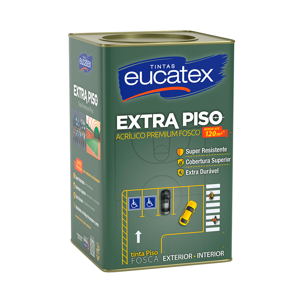 Encontraproduto.com.br - Tinta Para Piso Fosco Eucatex Premium Extra Piso 18 L