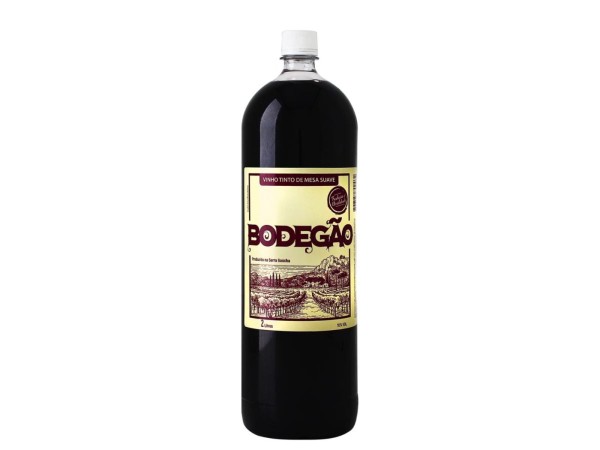 Encontraproduto.com.br - Vinho Brasileiro Bodegão Tinto Suave 2l