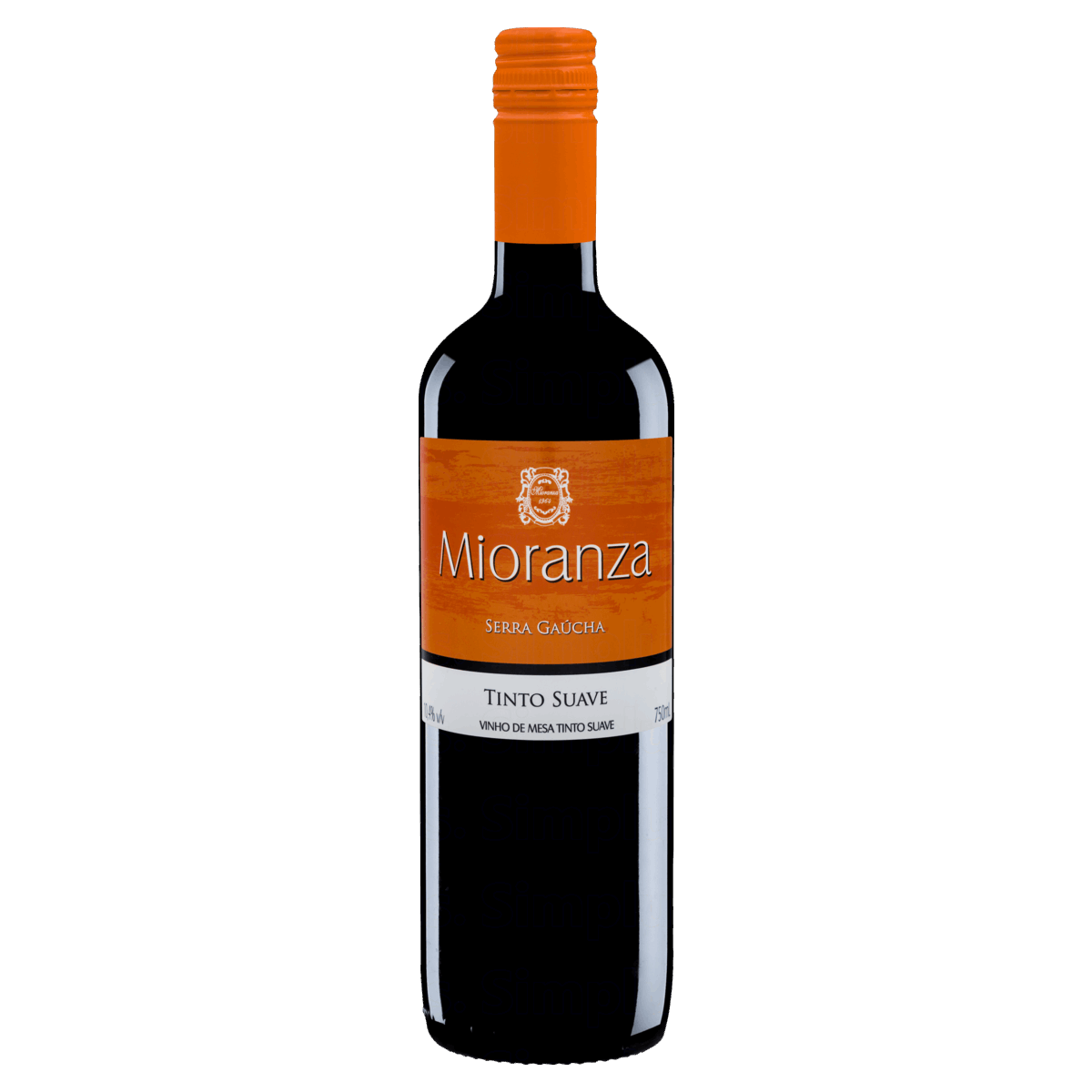 Vinho Brasileiro Tinto Suave Mioranza Serra Gaúcha Garrafa 750ml