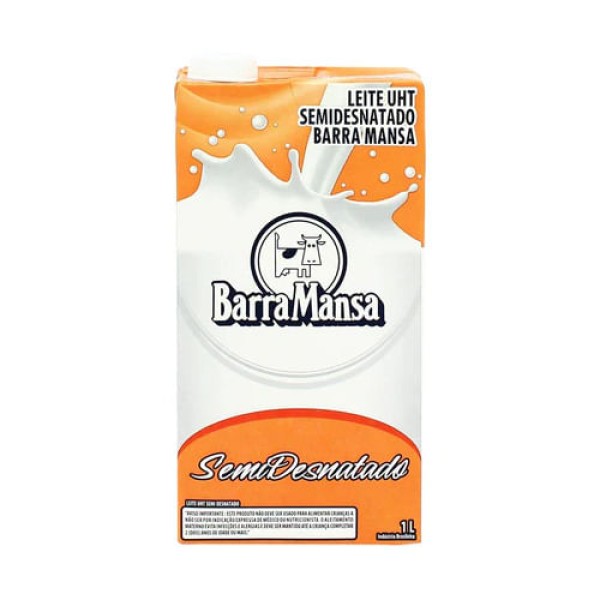 Encontraproduto.com.br - Leite Líquido Barra Mansa Semidesnatado 1l