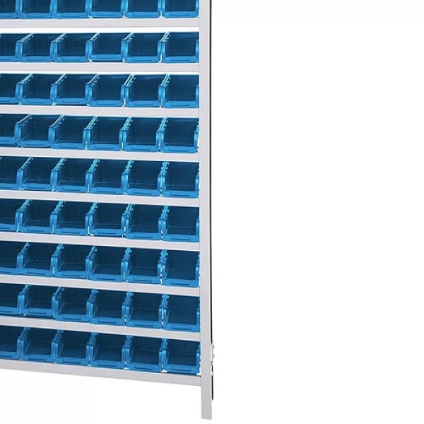 Encontraproduto.com.br - Estante Marcon Gaveta Solda Chapa Aço Com 108 Caixas Azul N.3
