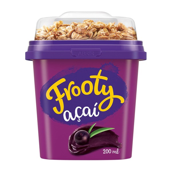 Encontraproduto.com.br - Açaí com Granola Congelado Frooty 200ml