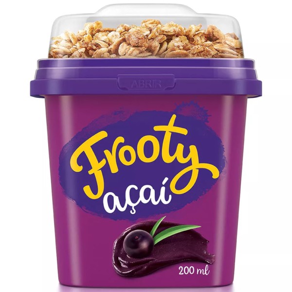 Encontraproduto.com.br - Açaí com Granola Congelado Frooty 200ml