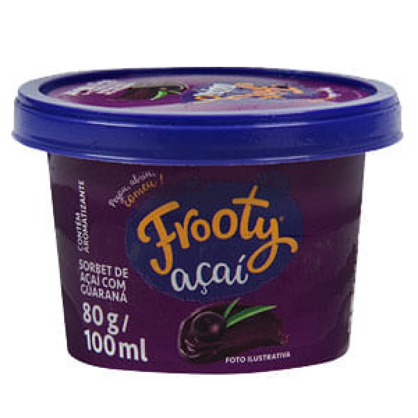 Encontraproduto.com.br - Sorbet Açai Com Guaraná Frooty 100 Ml